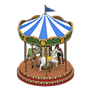 Plaza merry-go-round|Vivid