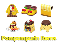 Pompompurin Items