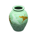 Porcelain vase|Cranes
