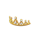 Prom tiara|Gold