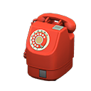 Public telephone|Red