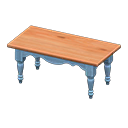 Ranch tea table|None Cloth Blue