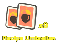 Recipe Umbrellas x9