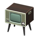 Retro TV|Dark brown