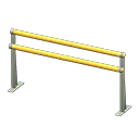 Safety railing|Yellow