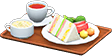 Sandwich plate meal