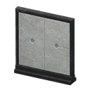 Short simple panel|Concrete Panel Black
