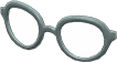Silver round-frame glasses