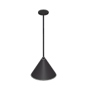 Simple shaded lamp|Black