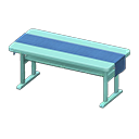 Simple table|Blue Cloth Blue