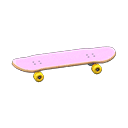 Skateboard|None Sticker Pink