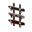 Skateboard wall rack|Cool
