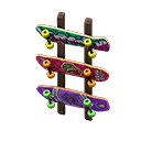 Skateboard wall rack|Pop