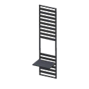 Small wooden partition|Black