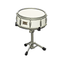 Snare drum|White