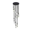 Spiral chandelier|Black