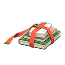 Strapped books|Red