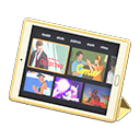Tablet device|Videos Screen Yellow