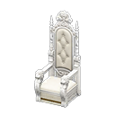 Throne|White Fabric color White