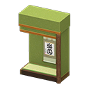 Tokonoma|Calligraphy Hanging scroll Green