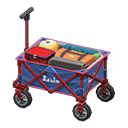 Utility wagon|Blue Fabric color Red