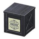 Wooden box|Antique Label Black