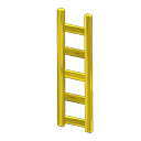 Wooden ladder set-up kit|  Yellow