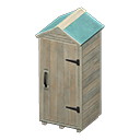 Wooden storage shed|Ash