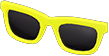 Yellow simple sunglasses