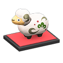 Zodiac sheep figurine