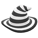 mage's striped hat|White