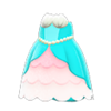 Mermaid Princess Dress|Light Blue