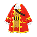 Sea Captain'S Coat|Red