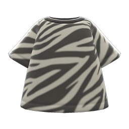 Animal-stripes Tee Zebra