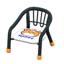 Baby Chair Black / Bear