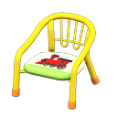 Baby Chair Yellow / Train