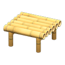 Bamboo Stool Dried bamboo