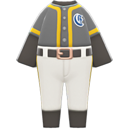 Baseball Uniform Yellow