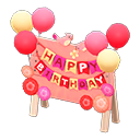 Birthday Sign Pink