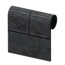 Black Botanical-tile Wall