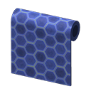 Blue Honeycomb-tile Wall