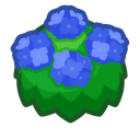 Blue-hydrangea Bush