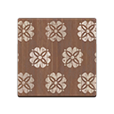 Brown Floral Flooring