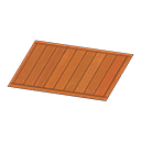 Brown Wooden-deck Rug