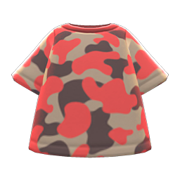 Camo Tee Red