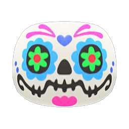 Candy-skull Mask Blue