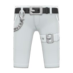 Chain Pants White