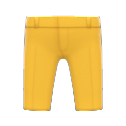 Cropped Pants Yellow