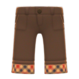 Cuffed Pants Brown