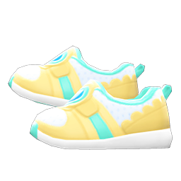 Cute Sneakers Yellow